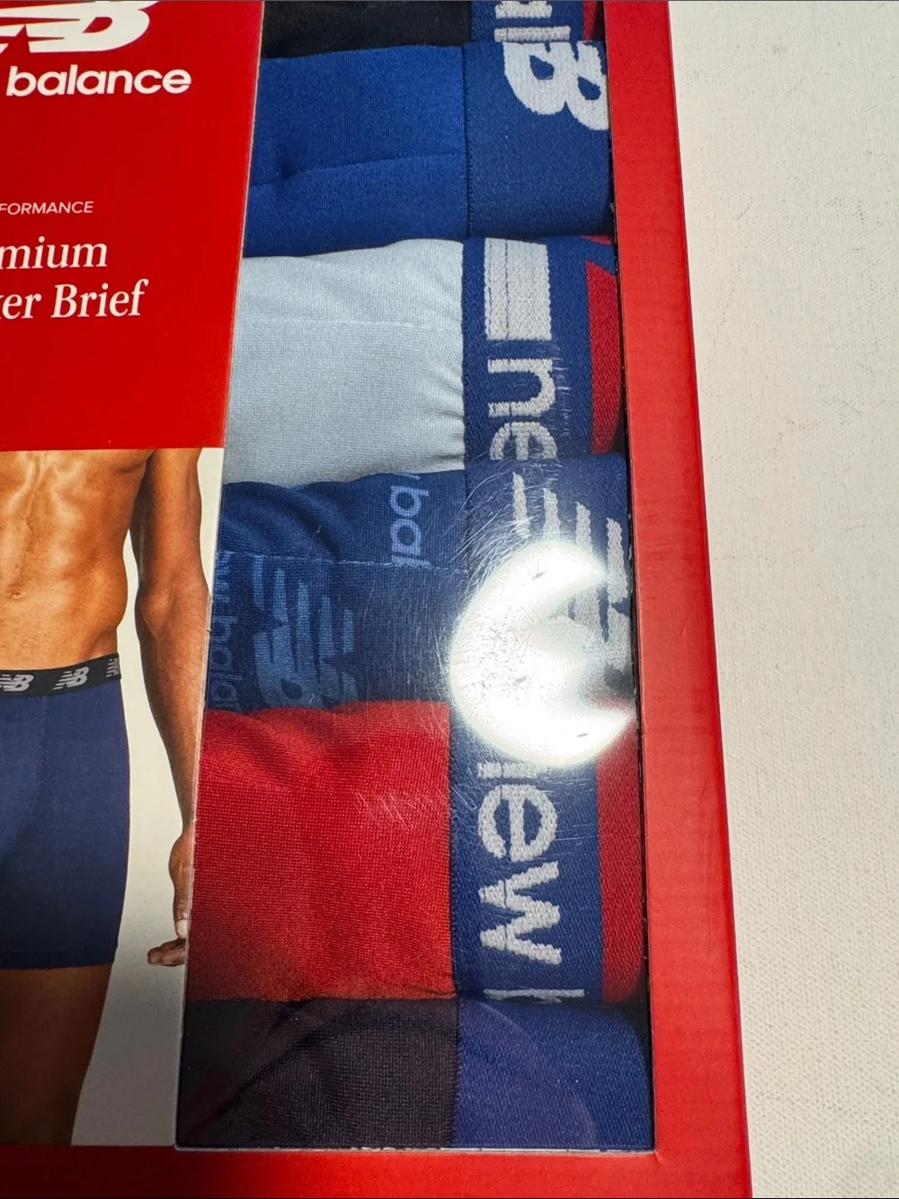 New Balance Boxer Briefs Mens Large 6 Pack